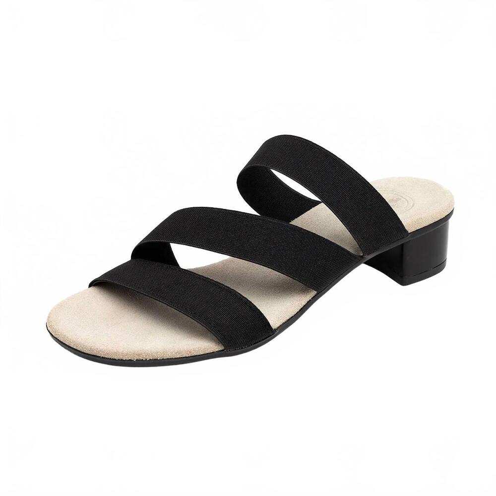NEW CHARLESTON SHOE CO. women's suzi sandals in black